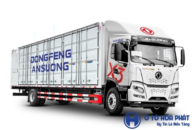 Xe tải Dongfeng X3 180L thùng container 8m3